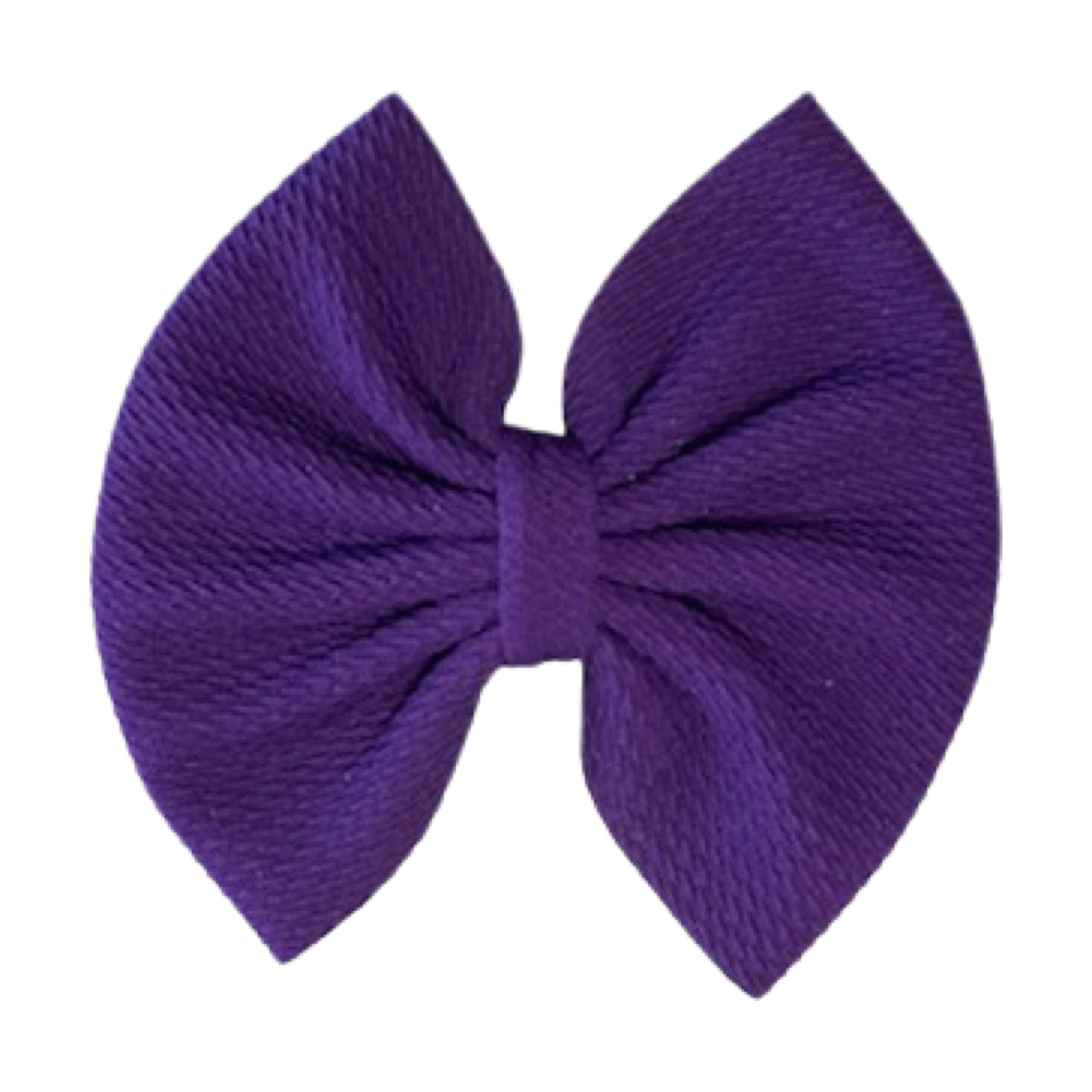 Purple Bow On Clip